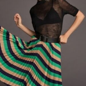 Anthropologie Pleated Skirt
